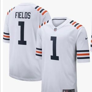 Men's Nike Justin Fields White Chicago Bears 2021 NFL Draft